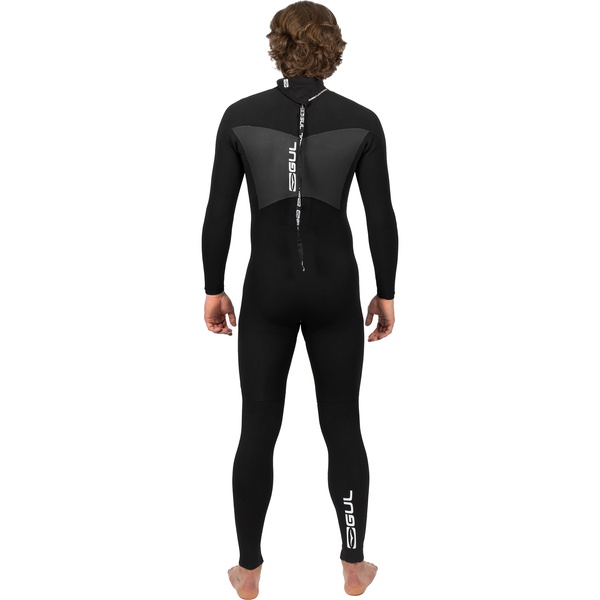 2026 Gul Mens Response 3/2mm GBS Back Zip Wetsuit RE1231-C1 - Black